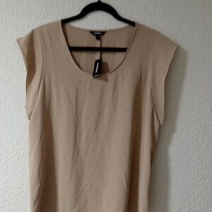 Express Tan Women's Blouse. L